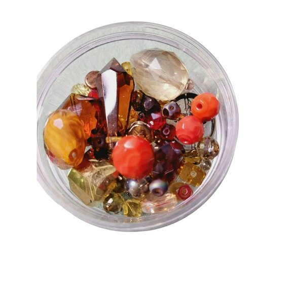 Mixed Bead Lot - Big - Small - Round - Square - Flat - Thick - Multi - Colored - Picture 3 of 9